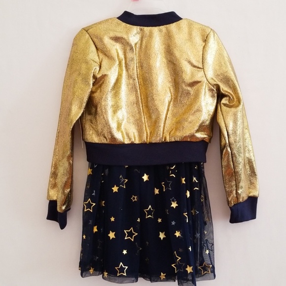 Wonder Nation Girls 2-Piece Dress Set - Picture 2 of 8